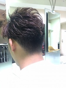 こだわりの刈り上げ、、、